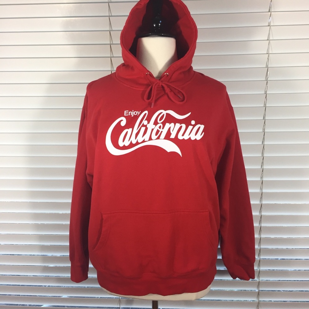 XNT Red Enjoy California Hoodie Size XXL